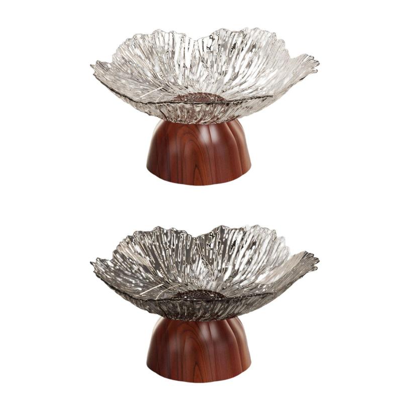 脚付きフルーツボウル 野菜ホルダー ポータブル ファッション デコレーション クリエイティブ キャンデ..