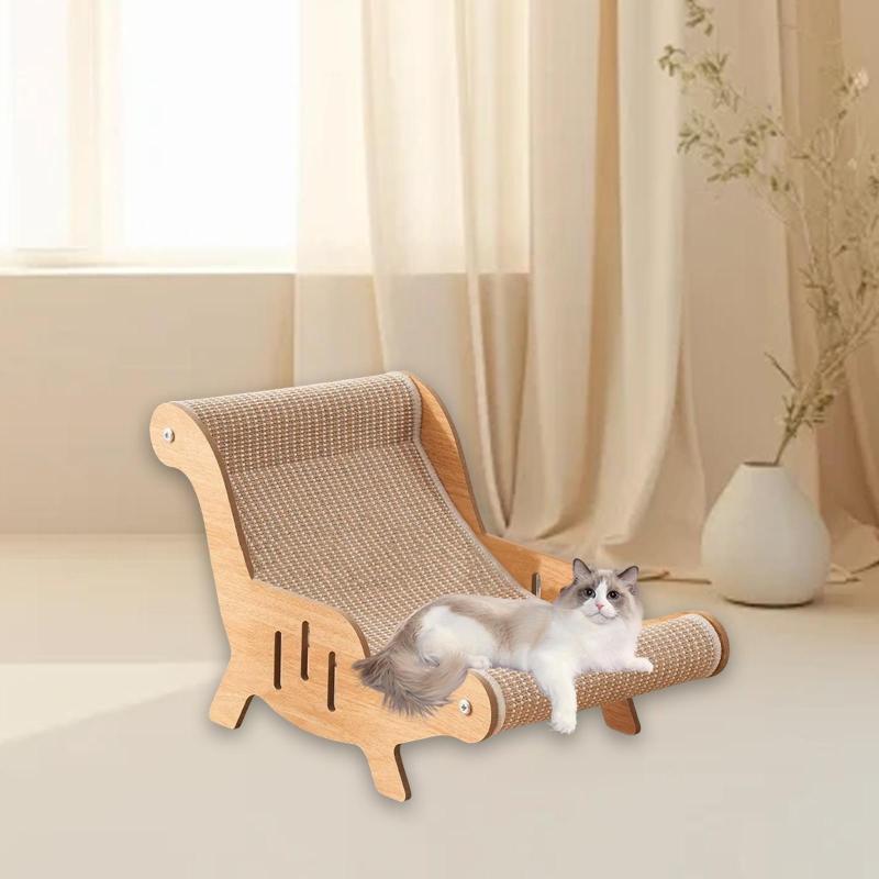 猫用サイザル麻椅子 猫用ベッド 猫用爪とぎ ウサギ用長椅子 犬用 子犬用 室内猫用 小動物用