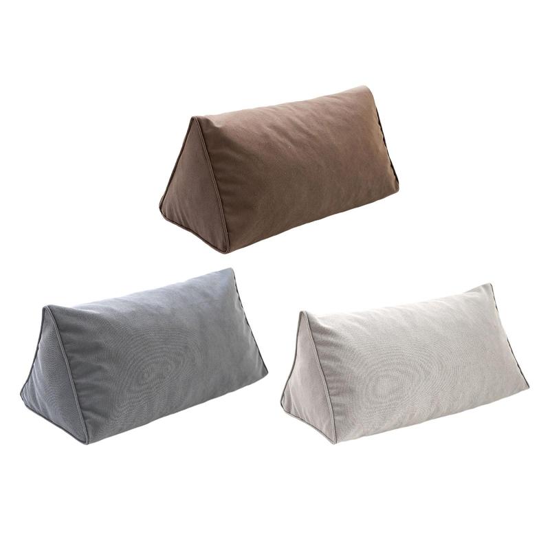 ベッド ランバーサポート バッククッション 寝室 取り外し可能 ソファ 洗える 装飾 寝具アクセサリー ..