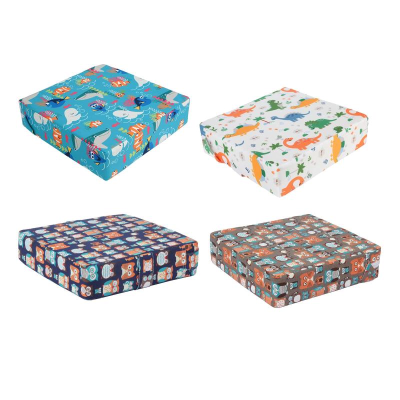 椅子用ブースターシートクッション.ダイニングチェアクッション.滑り止め.ストラップ付きブースターク..