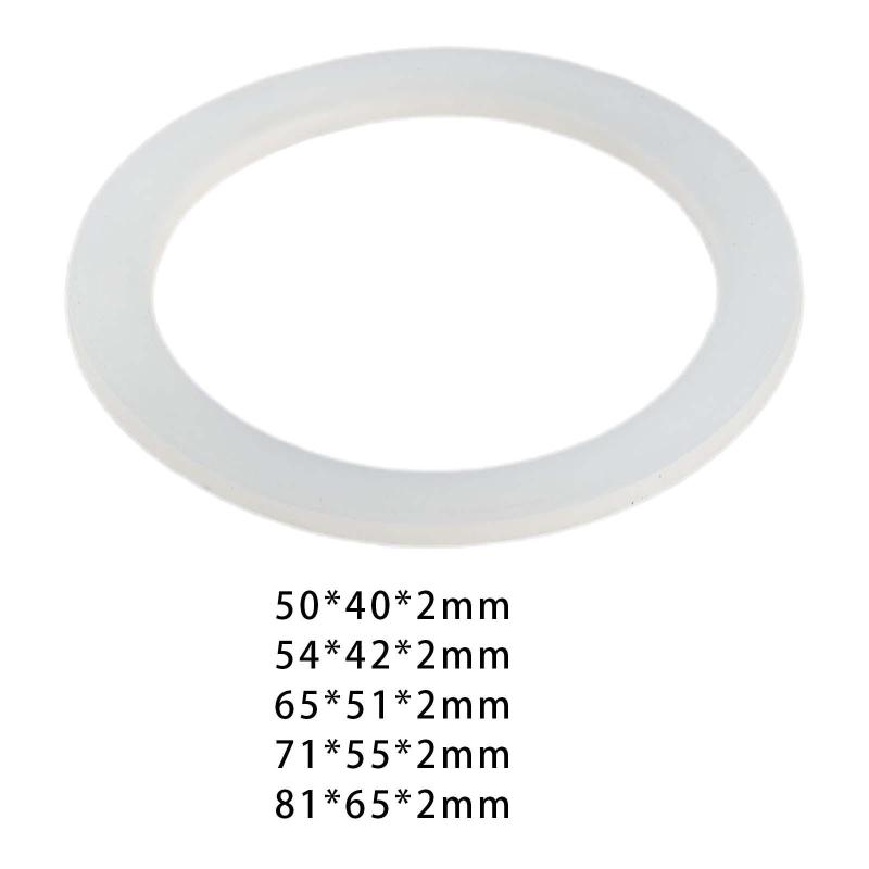 シリコーンシールガスケット漏れを防止食品グレードの柔軟なワッシャーガスケットモカポットコーヒーメ..