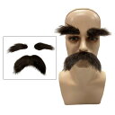 眉毛キット デコレーション 変装用品 粘着式 つけ髭セット