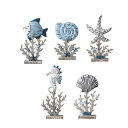 木製サンゴ置物人工サンゴ像アートピース海岸彫刻置物航海