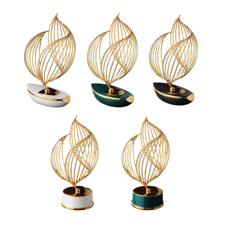 高級ヨット像装飾アートグッズ卓上装飾ボート彫刻帆船像ホリデーデスクトップホテル棚装飾用