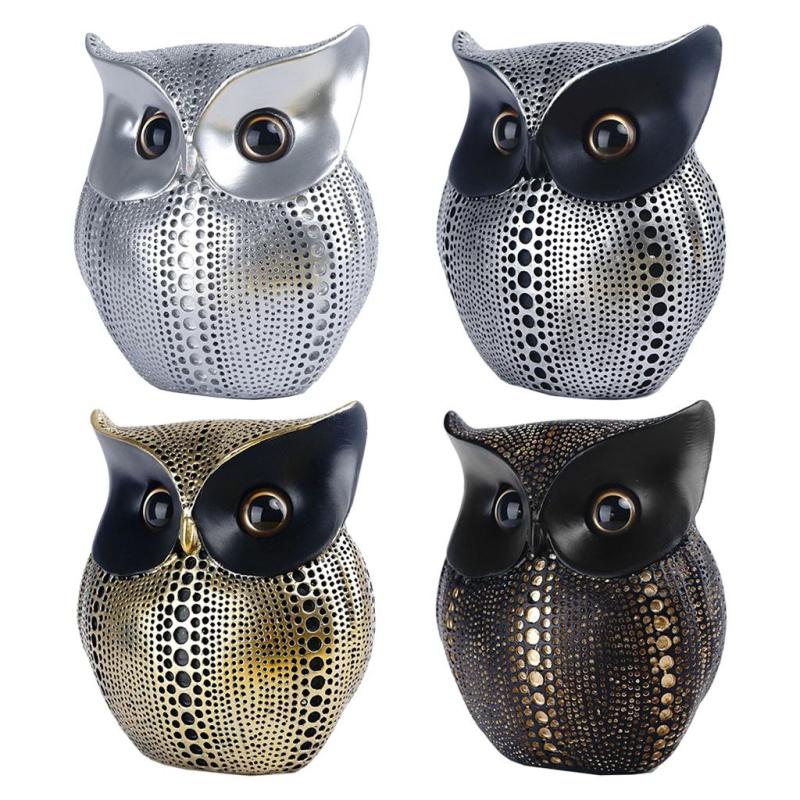 フクロウ像の装飾フクロウの置物.モダンな鳥像.装飾棚.リビングルームベッドルーム.オフィスの装飾.本棚.テレビ台