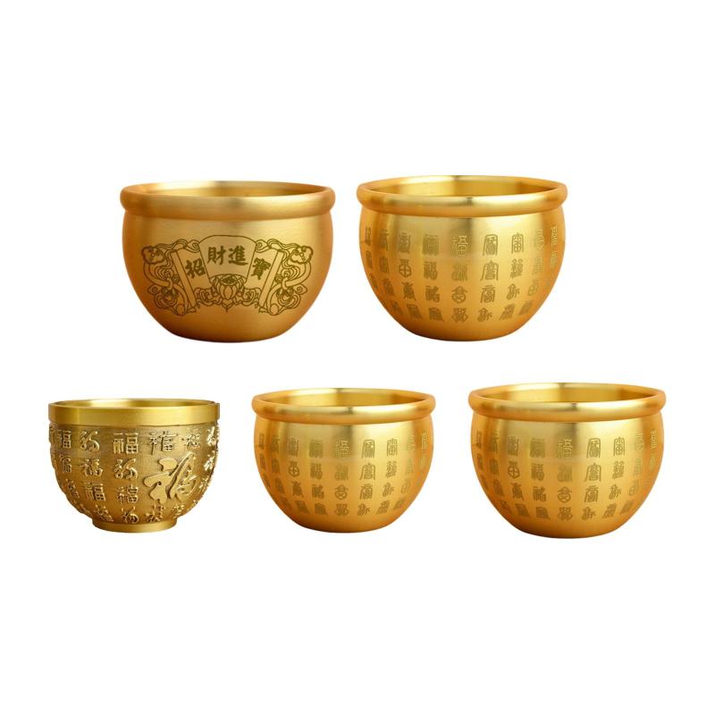 クリエイティブ 真鍮 風水 ボウル 置物 シリンダー 成功像 彫刻 フォーチュン フォーク トレジャー ボウル 勉強 リビングルーム 新築祝い ギフト