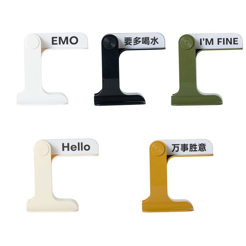 感情的な言葉が付いた感情サイン フリップサイン デスク装飾 感情サイン ギフト.クリエイティブな像 デ..