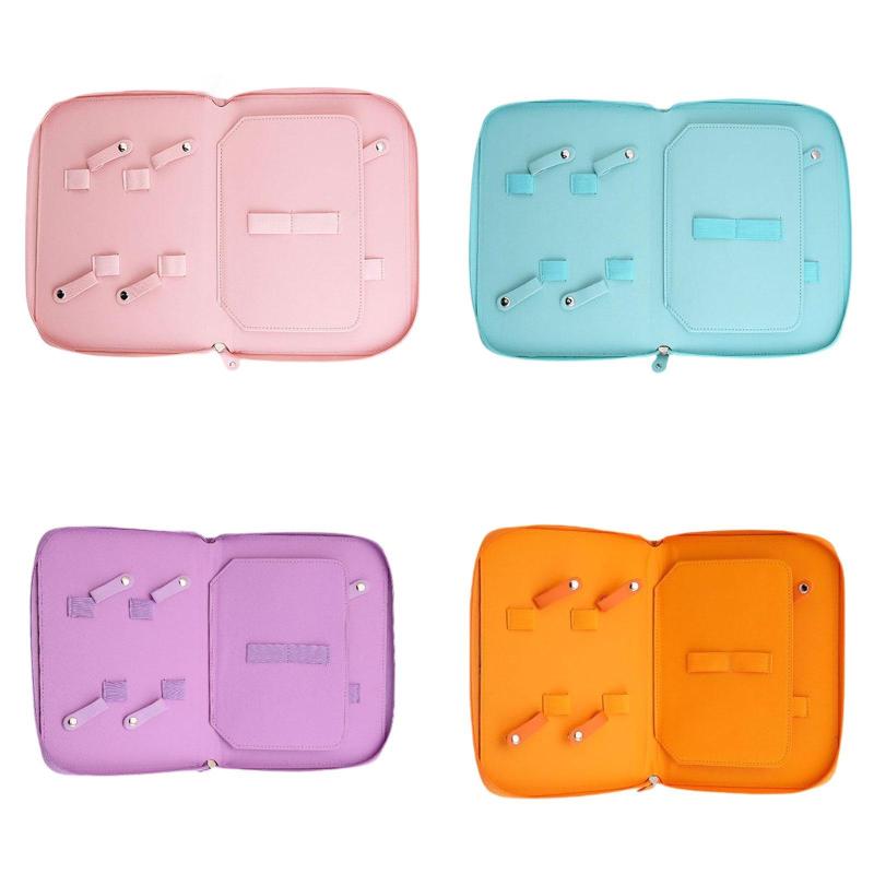 はさみポーチ ペットグルーミングツールポーチ はさみケース PUレザー収納バッグ グルーミングバッグ ..