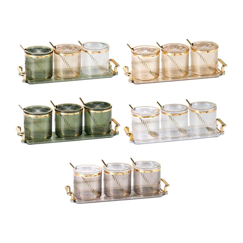 調味料ボックスセットシェーカーふたとキッチンクルート付き