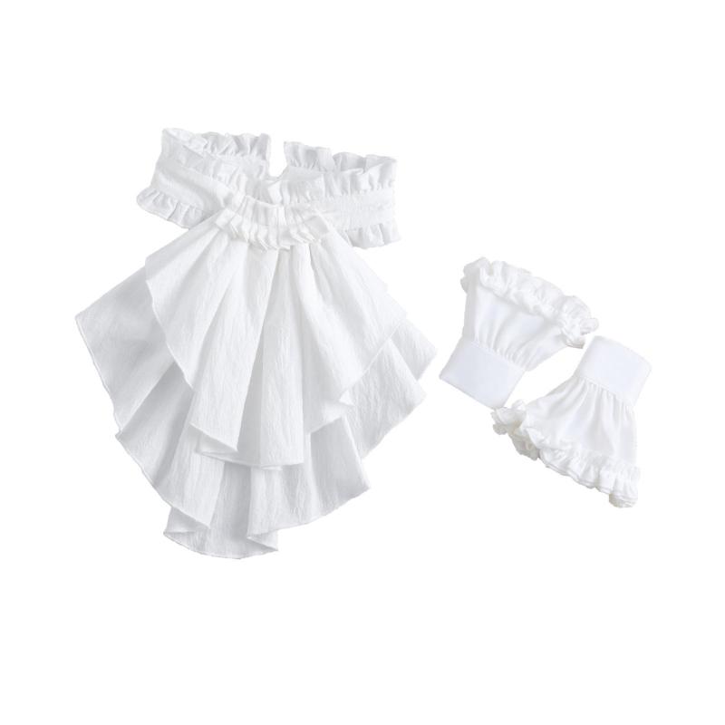 ハロウィン用ジャボカラーカフスセットコートスタイルフェイクスリーブ