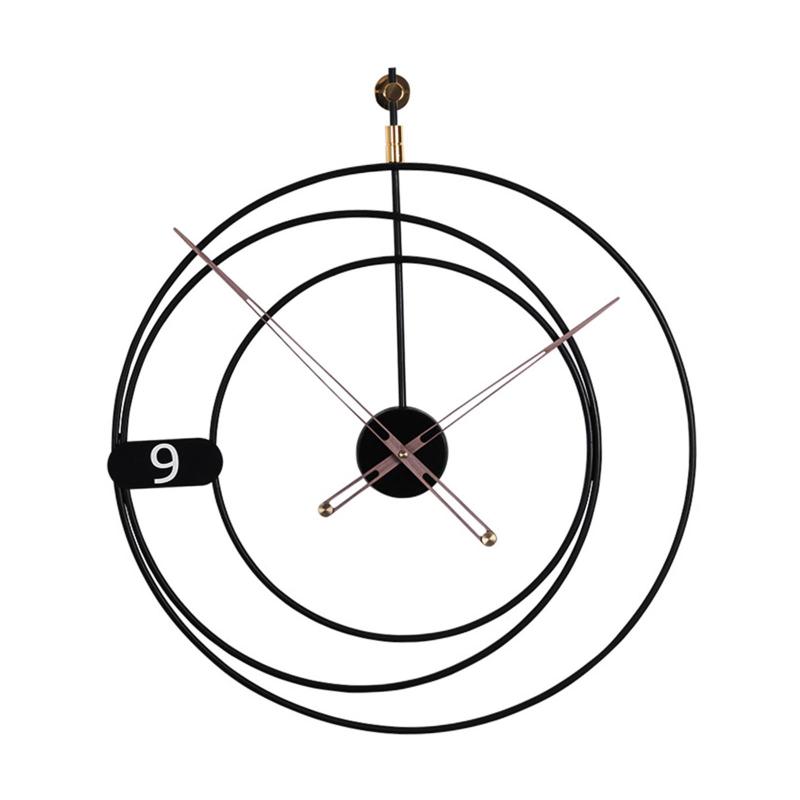 現代の壁時計ノベルティ装飾ライト高級家庭用吊り時計(3)