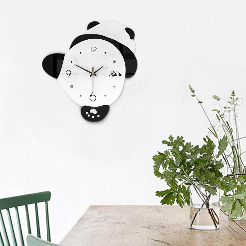 パンダ型壁掛け時計.壁掛け時計大型...