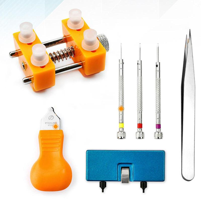 7x 時計バッテリー交換ツールキット.時計修理ドライバー 3本ドライバー 0.8mm 1.2mm 1.6mm 時計職人アマチュアジュエラー部品用