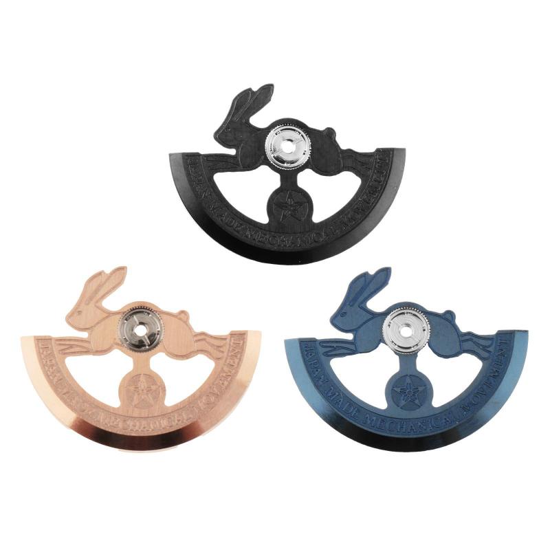 バニーウォッチムーブメントローター 自動巻き腕時計ローター メンズ レディース アクセサリー 金属製 頑丈 軽量 パーツ 修理 6R35 7S26 7S36用