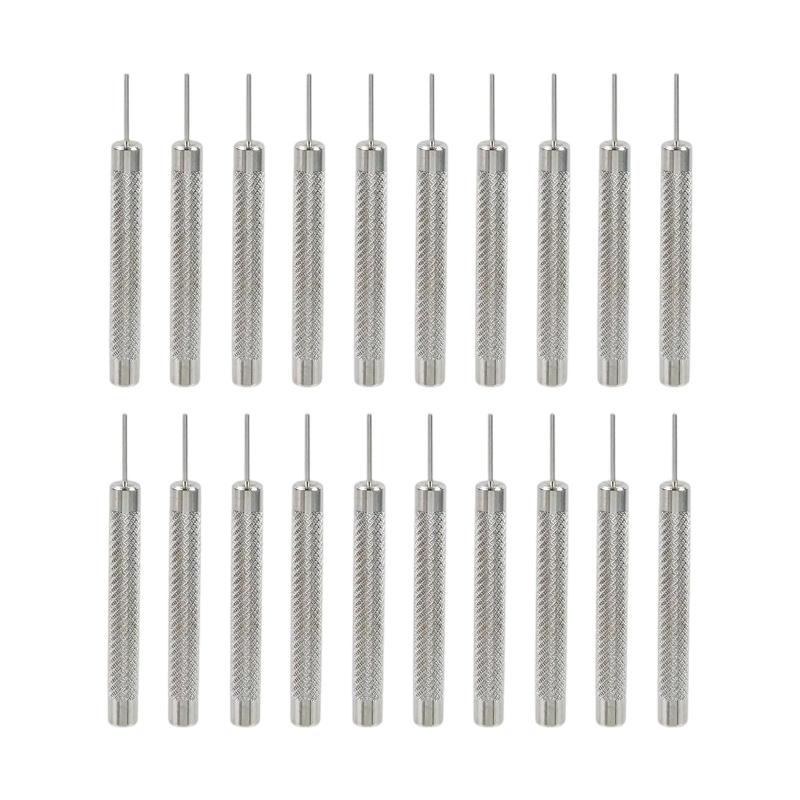 20 個 時計バンド用ピンパンチ 時計職人修理ツール 信頼の高いプロ仕様のバンドの修理 交換用ストラッ..