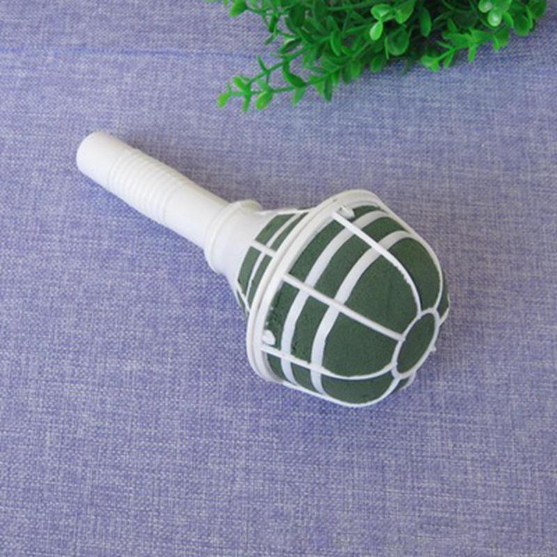 ウェディング ブーケ ホルダー 造花 モダン フラワーアレンジメント ハンドル フローラル ハンドル ブ..