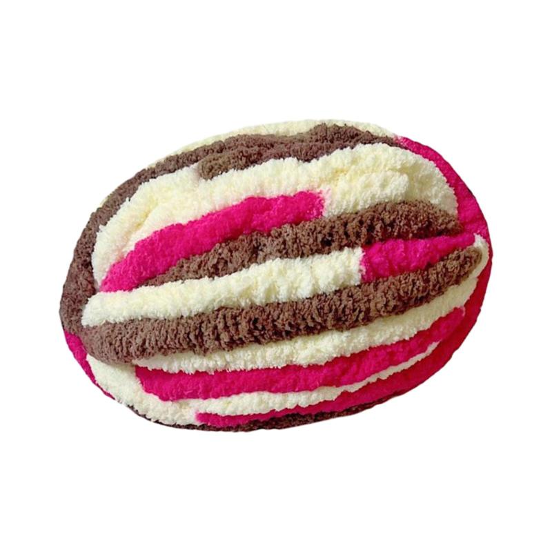 厚い分厚い糸ポリエステル糸ニットブランケット織り敷物ベージュコーヒー作り用