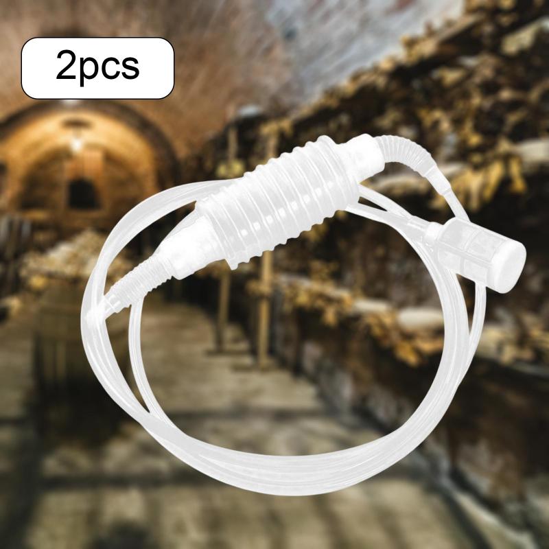 2個のサイフォンチューブパイプホース醸造器具瓶詰め用