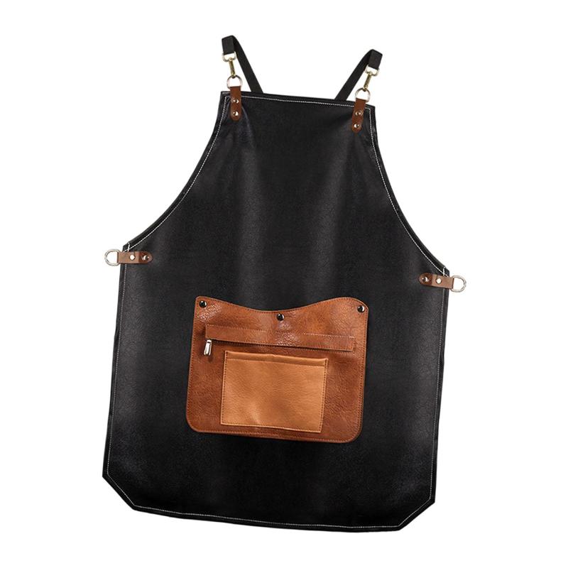 多機能エプロン アーティストエプロン 理容師用エプロン ベーキング作業 ショップ ペインティング用 74cmx58cm