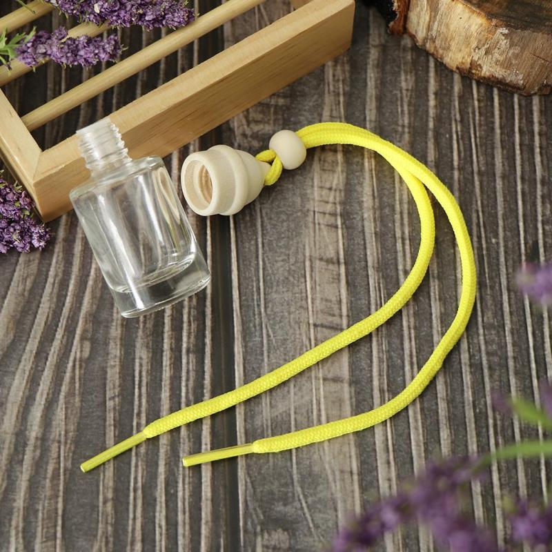 空のガラス吊り車の香水瓶エッセンシャルオイルの香り瓶A