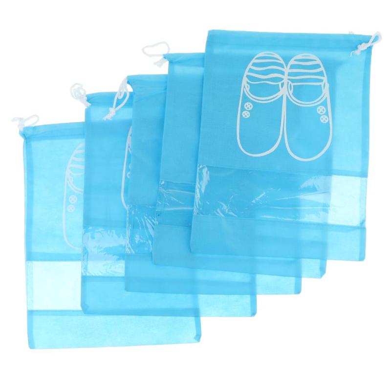 5ピース/個スポーツシューズバッグシューズバッグバッグ収納用シューズ , 中