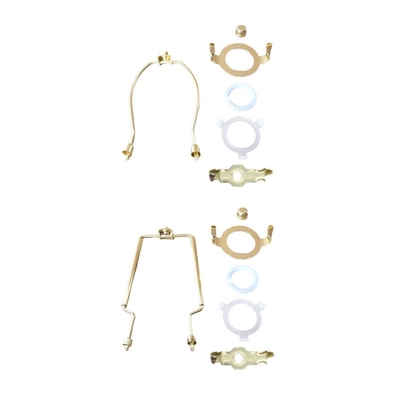 ランプハープ照明アクセサリーランプハープセット調節可能な6 7-10インチライトベースランプシェードブ..