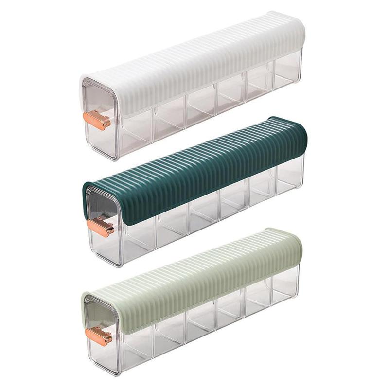 下着靴下収納ボックスぶら下げ多機能 6 グリッドポータブル透明クローゼットオーガナイザーネクタイスカーフベルト整理収納