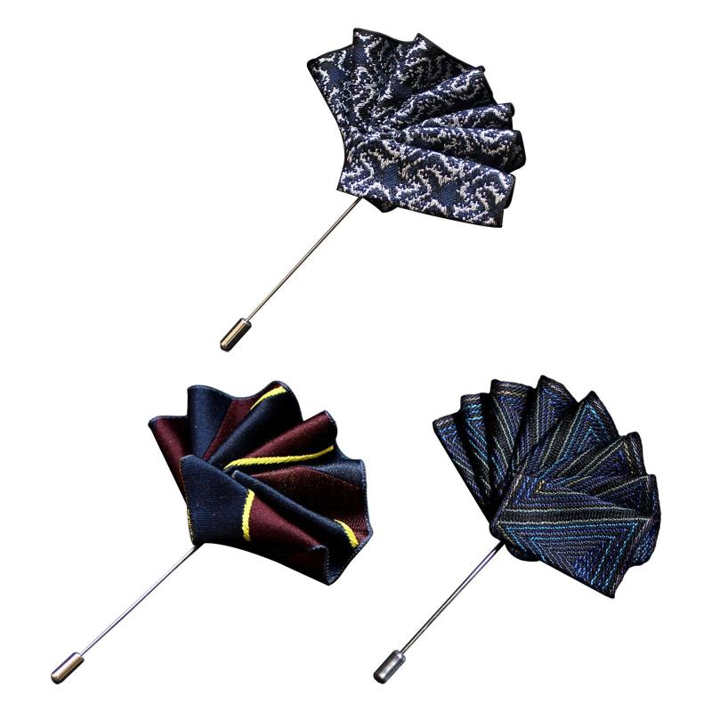 男用ラペルピン エレガントなコサージュ コンサート 記念日 ホリデー プロム お祝い