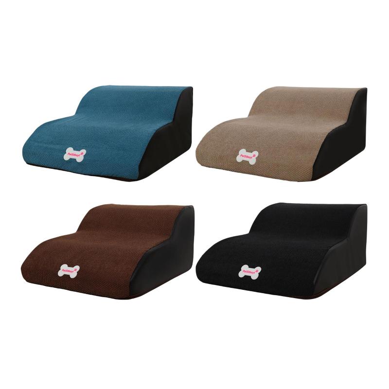 ペットの猫の階段犬のランプのステップポータブル子犬の登山はしご滑り止めランプ