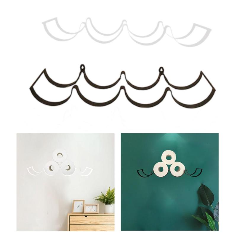 壁掛け式トイレットペーパーホルダールームアクセサリー用トイレットロール収納ラック