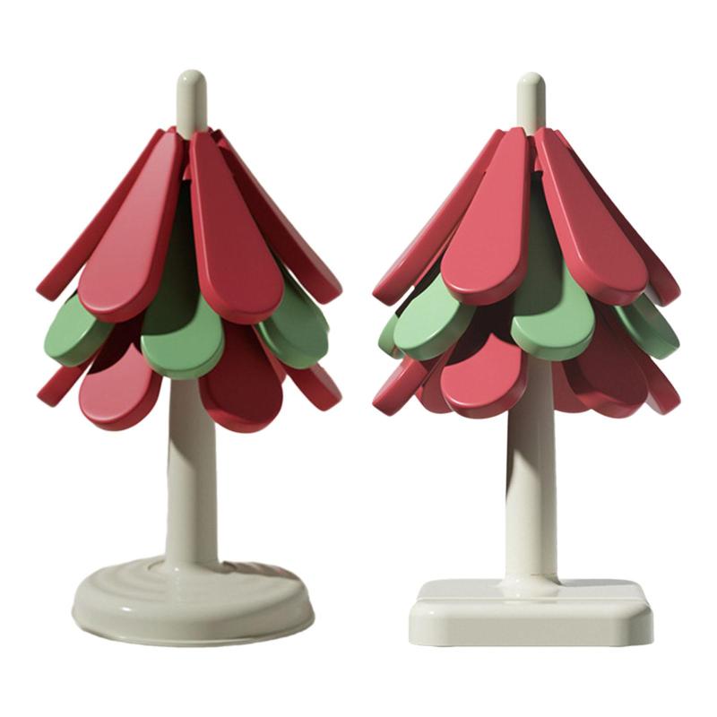 折りたたみ式断熱パッド 3個.テーブルディッシュマット 耐熱性 クリエイティブ断熱ホットパッド ドリンクコースター 温かい料理 ティーポット用