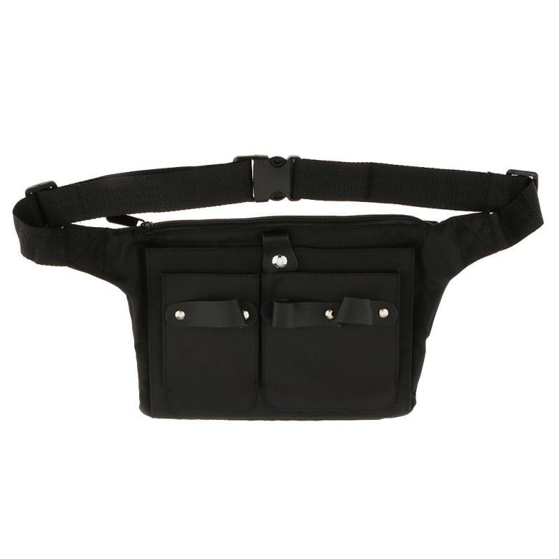 キャンバス サロン ヘアドレッシングツール ベルトバッグ はさみ くし ブラシホルダー ポーチ