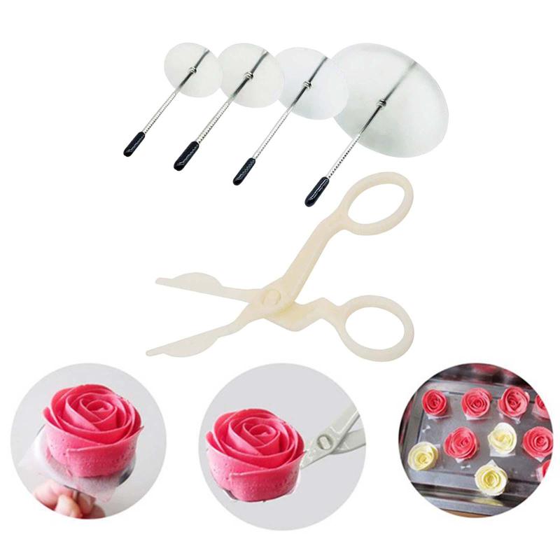 ウェディングケーキアイシングを焼くための配管花はさみ機器フラワーネイル