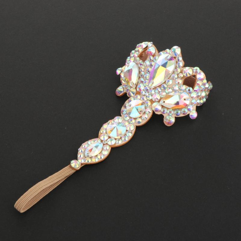 お祝いの宴会や仮面舞踏会のためのベリーダンスブレスレットレザーラップジュエリー