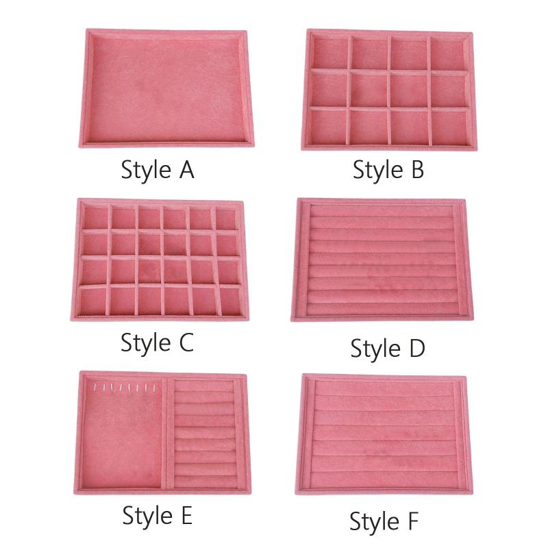 積み重ね可能なジュエリーディスプレイトレイ.ギフトドレッサー用ネックレスペンダントオーガナイザーボックス