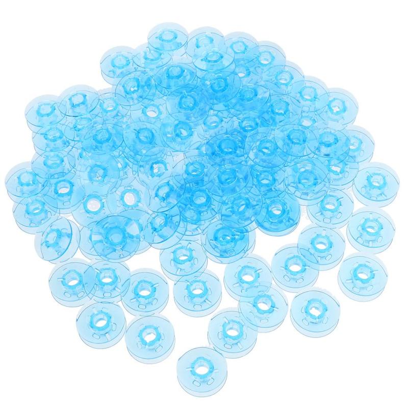 100個ミシン用スプールボビンスプール裁縫用プラスチック