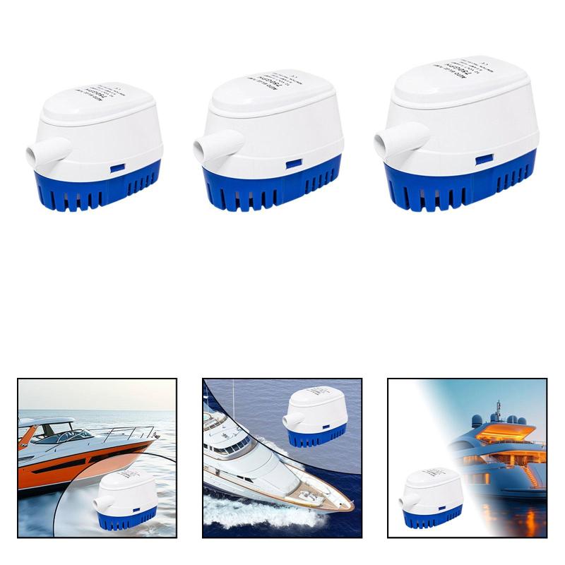 フロートスイッチを備えたビルジポンプ12Vサプライズアクセサリー.ウォータータンクボートの池用ビルジ..