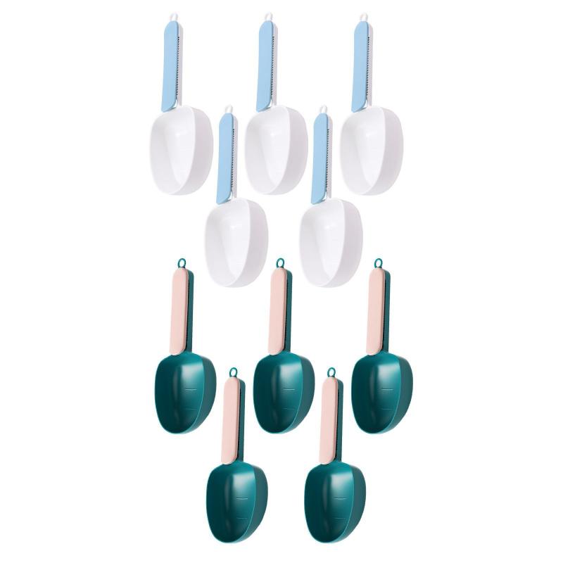 ペットフードスプーン 計量カップ 軽量 ライススプーン ランドリーパウダースプーン キッチン小麦粉ス..