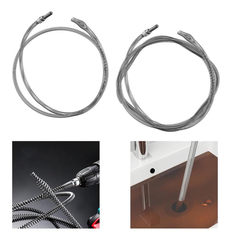 排水オーガーケーブル 排水詰まり除去剤 高効率フレキシブル配管ドリルパイプクリーナー シャワー下水シンク用スプリングスチール