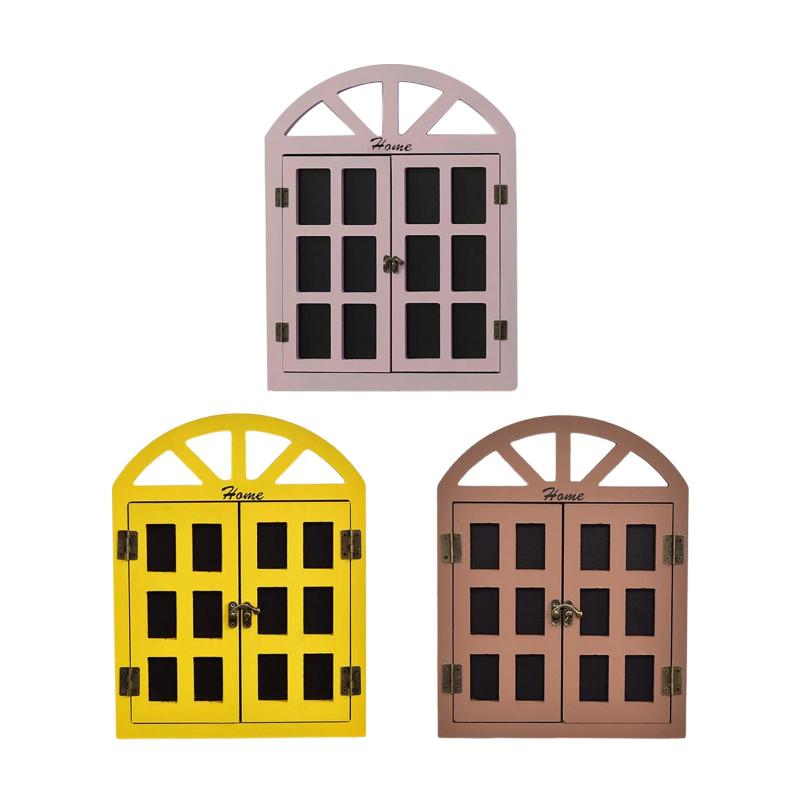 ヨーロピアンビュー黒板.メッセージボードヴィンテージフェイクウィンドウオーナメント.リビングルーム.キッチン.ベッドルーム.コーヒーデコレーション用