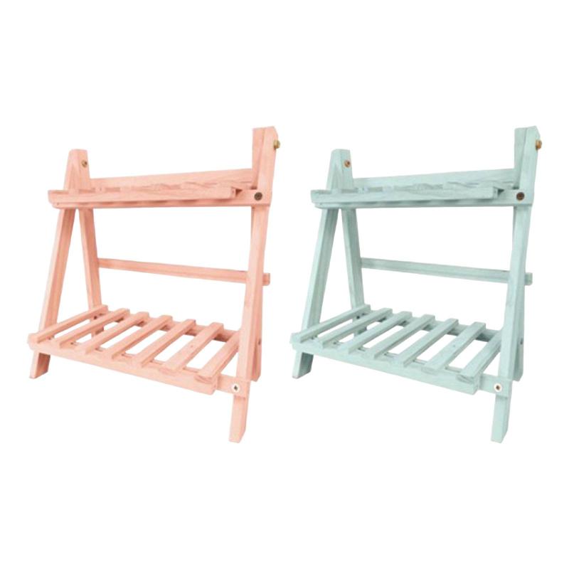 木製収納ラックシェルフユニット二重層鉢植えの花ディスプレイ棚サイドキャビネット子供用本棚ガーデン..