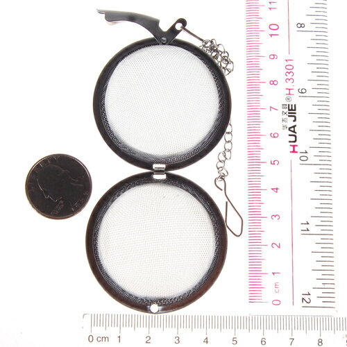 再利用可能なボールメッシュスプーンルーズティーリーフフューザーストレーナーフィルター2インチインチ