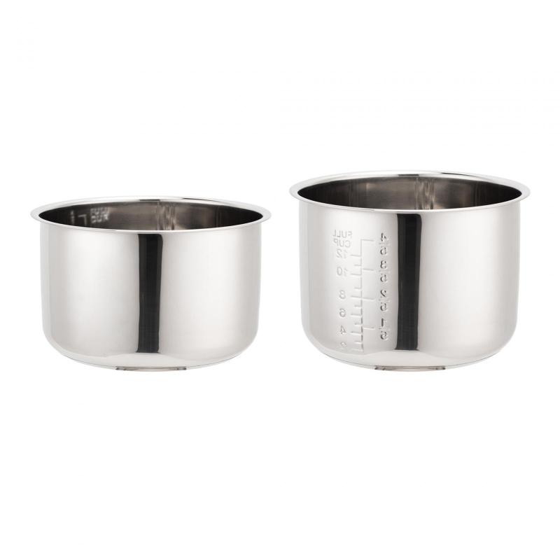 炊飯器内容容器キッチンガジェット丸型ステンレス鋼便利な内鍋調理器具家庭用圧力鍋