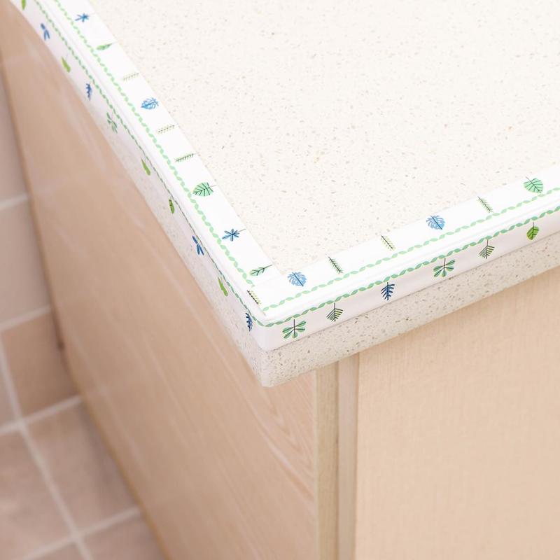 隙間テープ 防 コーナーテープ 防油 防汚 防カビ 防水 台所 洗面台用 全6色