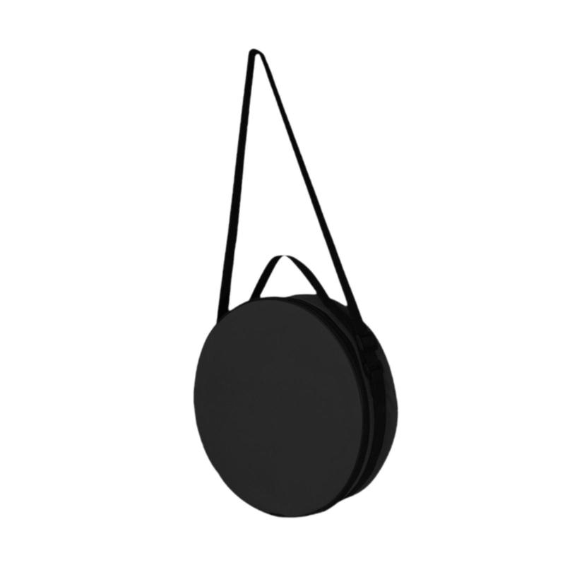 折りたたみスツール収納バッグ キャリアホルダーバッグ 厚手 ラウンド 整理 厚手 ブラック ショルダー..