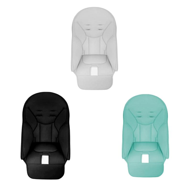 ベビーダイニングチェアカバー ダイニングチェアマット 交換用 ポータブル 快適 背もたれ シートパッド..