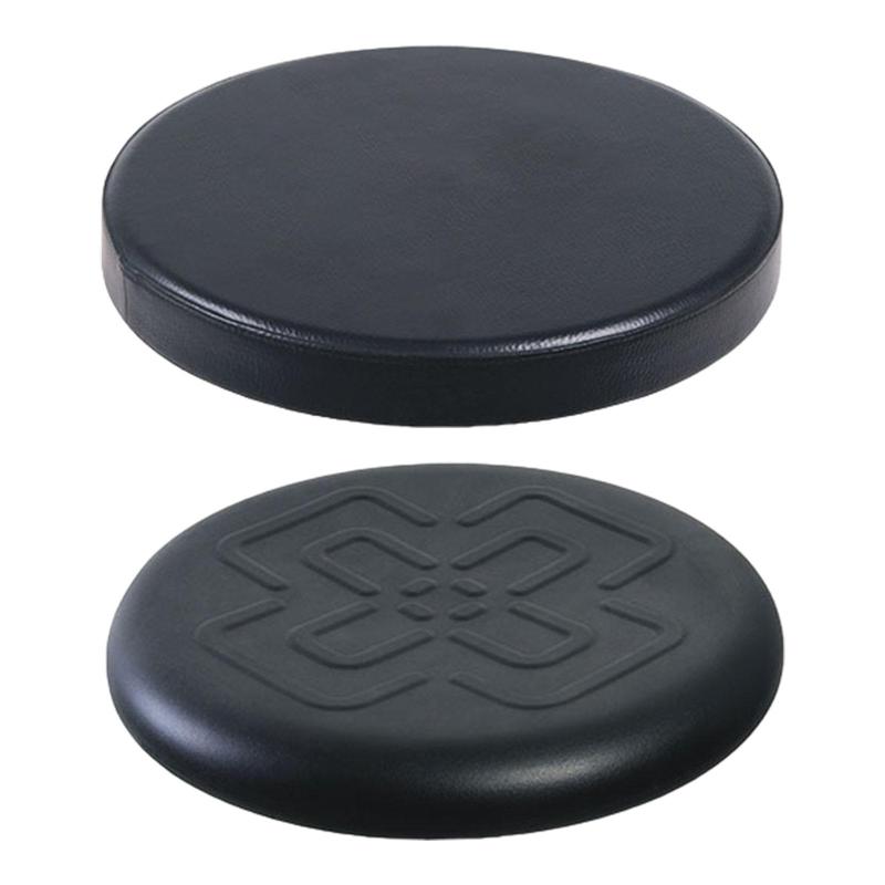 バースツールアクセサリー.丸型でお手入れが簡単な座席パーツ.ブラック交換用キッチン用品チェア座席ス..
