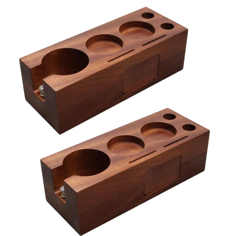 木製ポルタフィルターホルダーコーヒーマシンアクセサリーコーヒーフィルタータンパーホルダー
