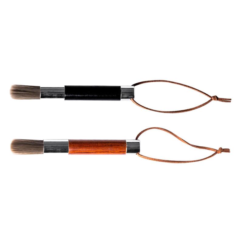 エスプレッソブラシ 13cm 木製ハンドル 実用的なコーヒーマシンクリーニングブラシ 家庭用コーヒー豆ツ..