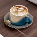【送料無料】 人気 見山シリーズ陶磁器コーヒーカップヨーロッパ式高容貌値高級スプーン付き皿 茶器